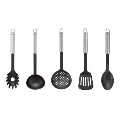 Leifheit Sterling łyżka wazowa czarny-stal 24057