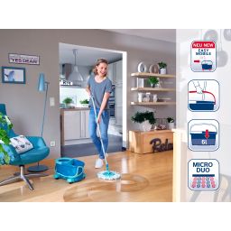 Leifheit Clean Twist Mop Ergo mop z wiadrem na kółkach 52102