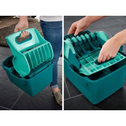 Leifheit Profi Compact zestaw mop 42 cm z drążkiem 140 cm i wiadrem 8 l 55092