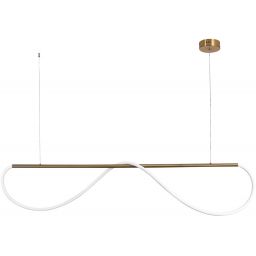 Light Prestige Meleca lampa wisząca 1x36 W biała-złota LP-2345/1PM