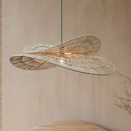 Light Prestige Raya lampa wisząca 1x15 W ratan LP-2704/1P NT