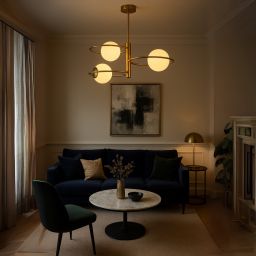 Light Prestige Dorado lampa wisząca 3x10 W złota LP-002/3C ring