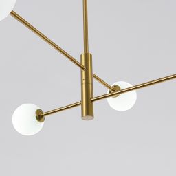 Light Prestige Dorado lampa podsufitowa 4x40 W biała-złota LP-002/4P
