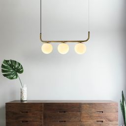 Light Prestige Alisa lampa wisząca 3x40 W złota LP-005/3LGD