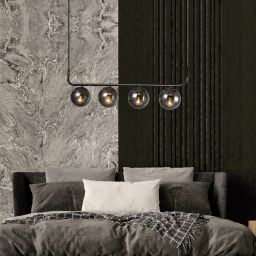 Light Prestige Alisa lampa wisząca 4x40 W grafitowa LP-005/4Lgrafit