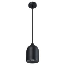 Light Prestige Nilo lampa wisząca 1x8 W czarna LP-0110/1P BK