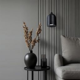 Light Prestige Nilo lampa wisząca 1x8 W czarna LP-0110/1P BK