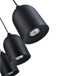 Light Prestige Nilo lampa wisząca 3x8 W czarna LP-0110/3LBK