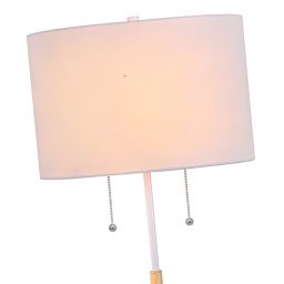 Light Prestige Fogo lampa stojąca 2x15 W biała LP03042FWH