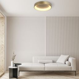 Light Prestige Georgia plafon 1x36 W złoty LP-049/1CGDCCT