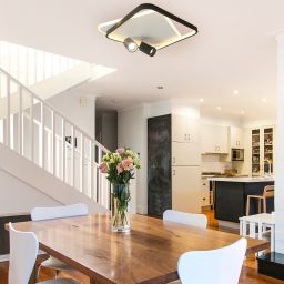 Light Prestige Parma lampa podsufitowa 2x8 W czarna LP-0612/2CSquareBK