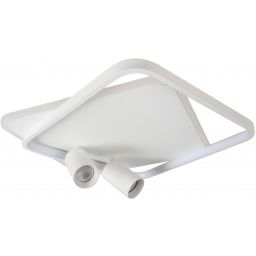 Light Prestige Parma lampa podsufitowa 1x8 W biała LP-0612/2CSquareWH