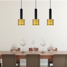 Light Prestige Amo lampa wisząca 3x15 W złota LP-0702/3L GD