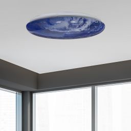 Light Prestige Tierra plafon 1x24 W biały-granatowy LP-1106/1CTIERRA