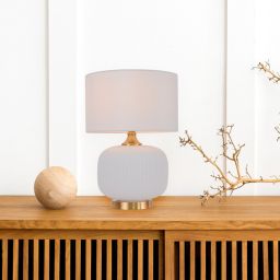 Light Prestige Tamiza lampa stołowa 1x15 W biała LP-1515/1T small white