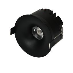 Light Prestige Zyra lampa do zabudowy 1x7 W czarna LP-1606/1RS BK