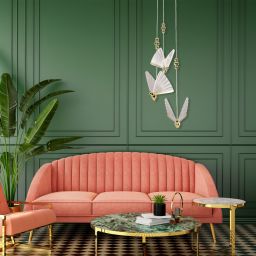 Light Prestige Mariposa lampa wisząca 3x24 W przezroczysta-złota LP-1715/3P