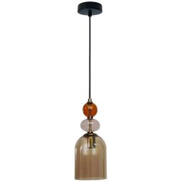 Light Prestige Tropea lampa wisząca 1x15 W bursztynowa LP-2004/1PMAM