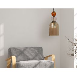 Light Prestige Tropea lampa wisząca 1x15 W bursztynowa LP-2004/1PMAM