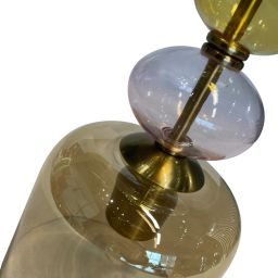 Light Prestige Tropea lampa wisząca 1x18 W bursztynowa LP-2004/1PS