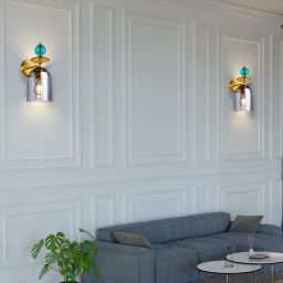 Light Prestige Tropea kinkiet 1x W przydymiony LP-2004/1W SM