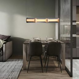 Light Prestige Aeris lampa wisząca 1x40 W przezroczysta LP-2137/3L TR