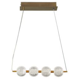 Light Prestige Diamond lampa wisząca 4x5 W złota LP-2202/4LGD