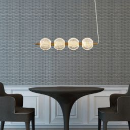 Light Prestige Diamond lampa wisząca 4x5 W złota LP-2202/4LGD