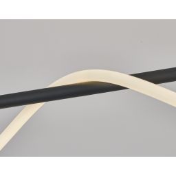 Light Prestige Meleca lampa wisząca 1x24 W biała-czarna LP-2345/1P S BK CCT