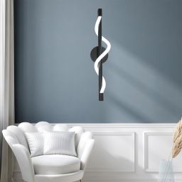 Light Prestige Meleca kinkiet 1x12 W czarny LP-2345/1W BK