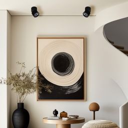 Light Prestige Brema lampa podsufitowa 1x10 W czarna LP2626/1 RMBK movable