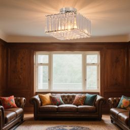 Light Prestige Vetro lampa podsufitowa 1x15 W chrom LP-2910/1C CH square