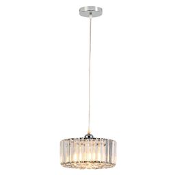Light Prestige Vetro lampa wisząca 1x15 W chrom LP-2910/1P CH round