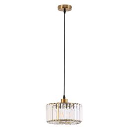 Light Prestige Vetro lampa wisząca 1x15 W złota LP-2910/1P GD round