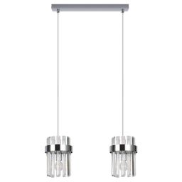 Light Prestige Vetro lampa wisząca 2x10 W chrom LP-2910/2L CH