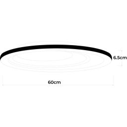Light Prestige Alune lampa sufitowa LED x48 W biały LP-3009/1C WH oval