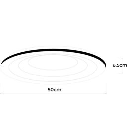 Light Prestige Alune lampa sufitowa LED 1x50 W biały LP-3009/1C WH round