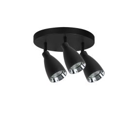 Light Prestige Campana lampa podsufitowa 3x8 W czarna LP-3103/3C BK