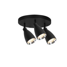 Light Prestige Campana lampa podsufitowa 3x8 W czarna LP-3103/3C BK