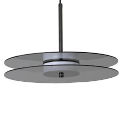 Light Prestige Casy lampa wisząca 1x8 W przydymiona LP-3176/1P L SM