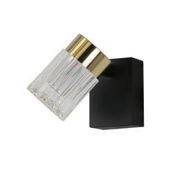 Light Prestige Erovia lampa podsufitowa 1x6 W czarna-złota LP-5923/1WS GD