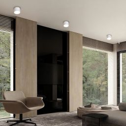 Light Prestige Kendal lampa podsufitowa 1x7 W biała LP63311SMGX53WH