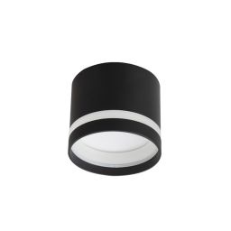 Light Prestige Kendal lampa podsufitowa 1x7 W czarna LP63311SMR1BK