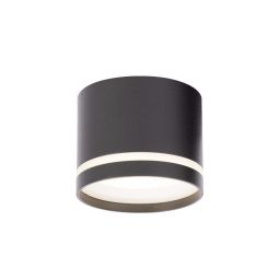 Light Prestige Kendal lampa podsufitowa 1x7 W czarna LP63311SMR1BK