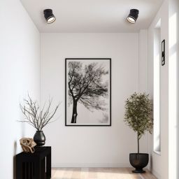 Light Prestige Kendal lampa podsufitowa 1x7 W czarna LP63311SMR1BKmovable