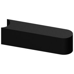 Light Prestige Magnetic Slim zaślepka transformatora czarna LP-656-MAG SLIM box bk