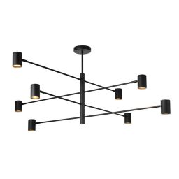 Light Prestige Snow lampa wisząca 8x8 W czarna LP-731/8P BK