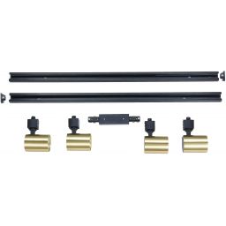 Light Prestige Snow system szynowy 4x50 W czarny LP-737GDSET