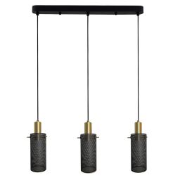 Light Prestige Tirana lampa wisząca 3x40 W czarna LP-945/3LBK