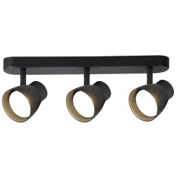 Light Prestige Dravo lampa podsufitowa 3x8 W czarna LP-9523/3WS BK